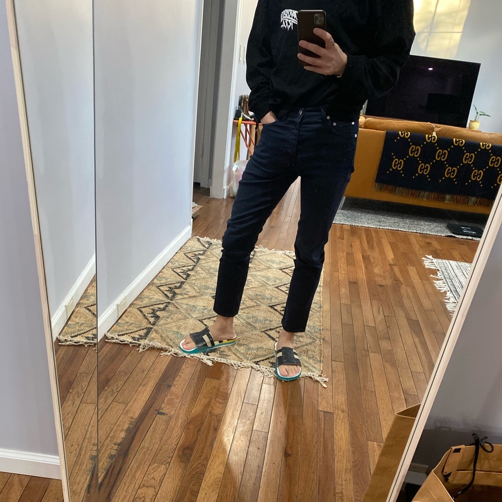 Acne studio cropped jeans